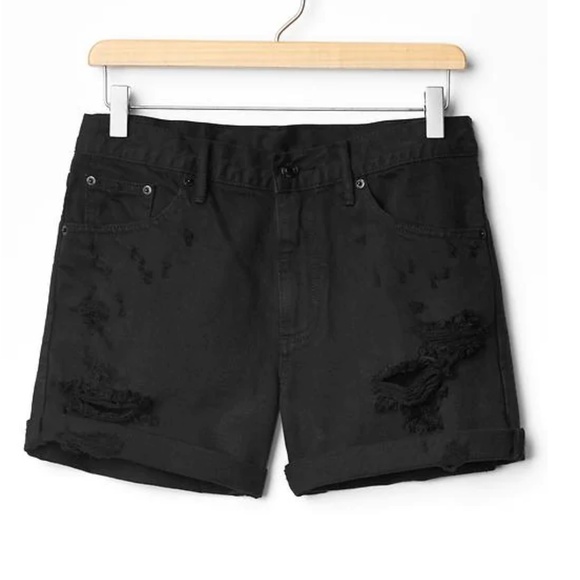 GAP 1969 distressed denim shorts - Picture 2 of 6